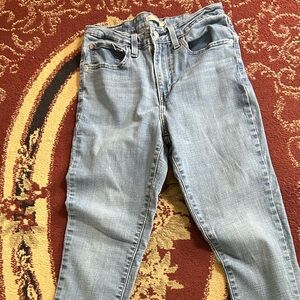 Levi's High Rise 721 Skinny Jeans in Light Blue - size 30- new or like new